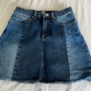 Urban Outfitters - 2 Toned Jeans Skirt! Size S